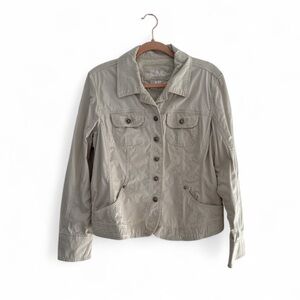 Live A Little Light Beige Jacket